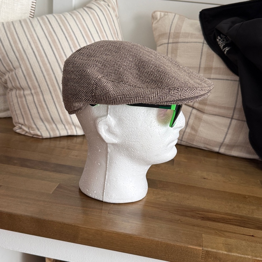 Stylish Brown Flat Cap
